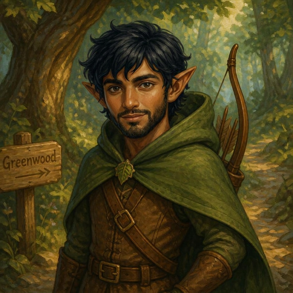 Ritratto di Elfo Ranger al livello base