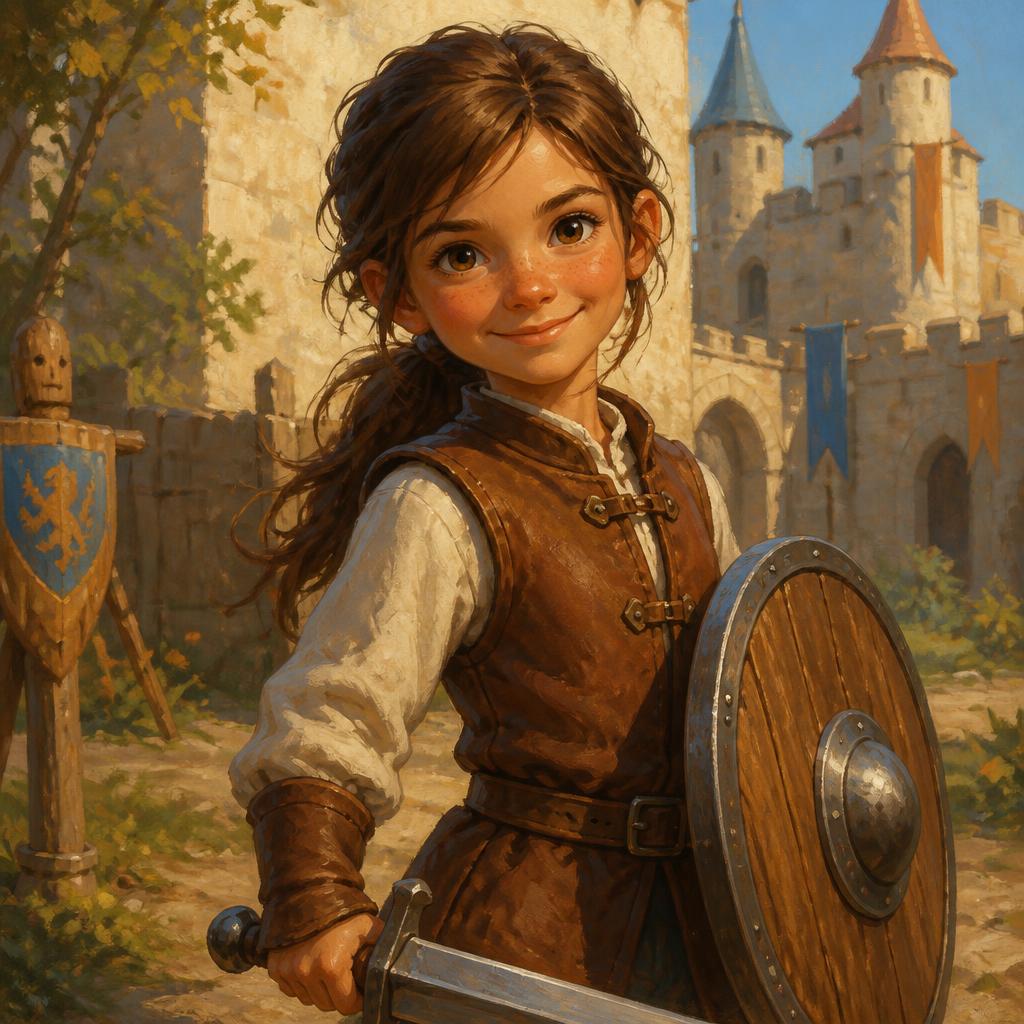 Ritratto di Guerriero del Calcolo al livello base, versione femminile